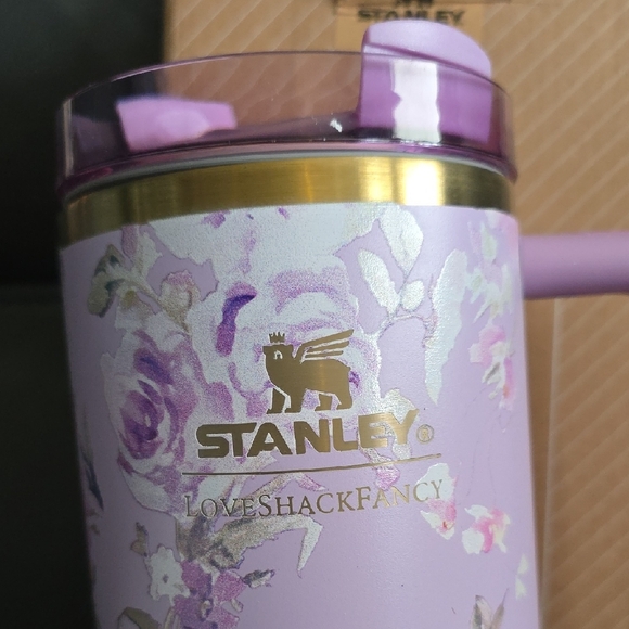 Stanley 40 Oz Purple Floral Quencher Tumbler - Picture 4 of 6